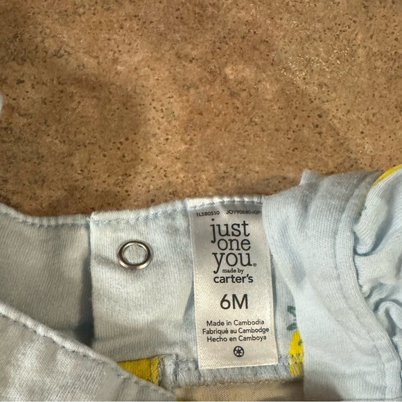 Carter's- 6M Blue Dress With Yellow Pineapple Print 🍍 - Picture 5 of 5